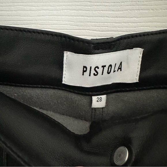 NWT PISTOLA ALICE UTILITY FAUX LEATHER MIDI SKIRT - Picture 8 of 15